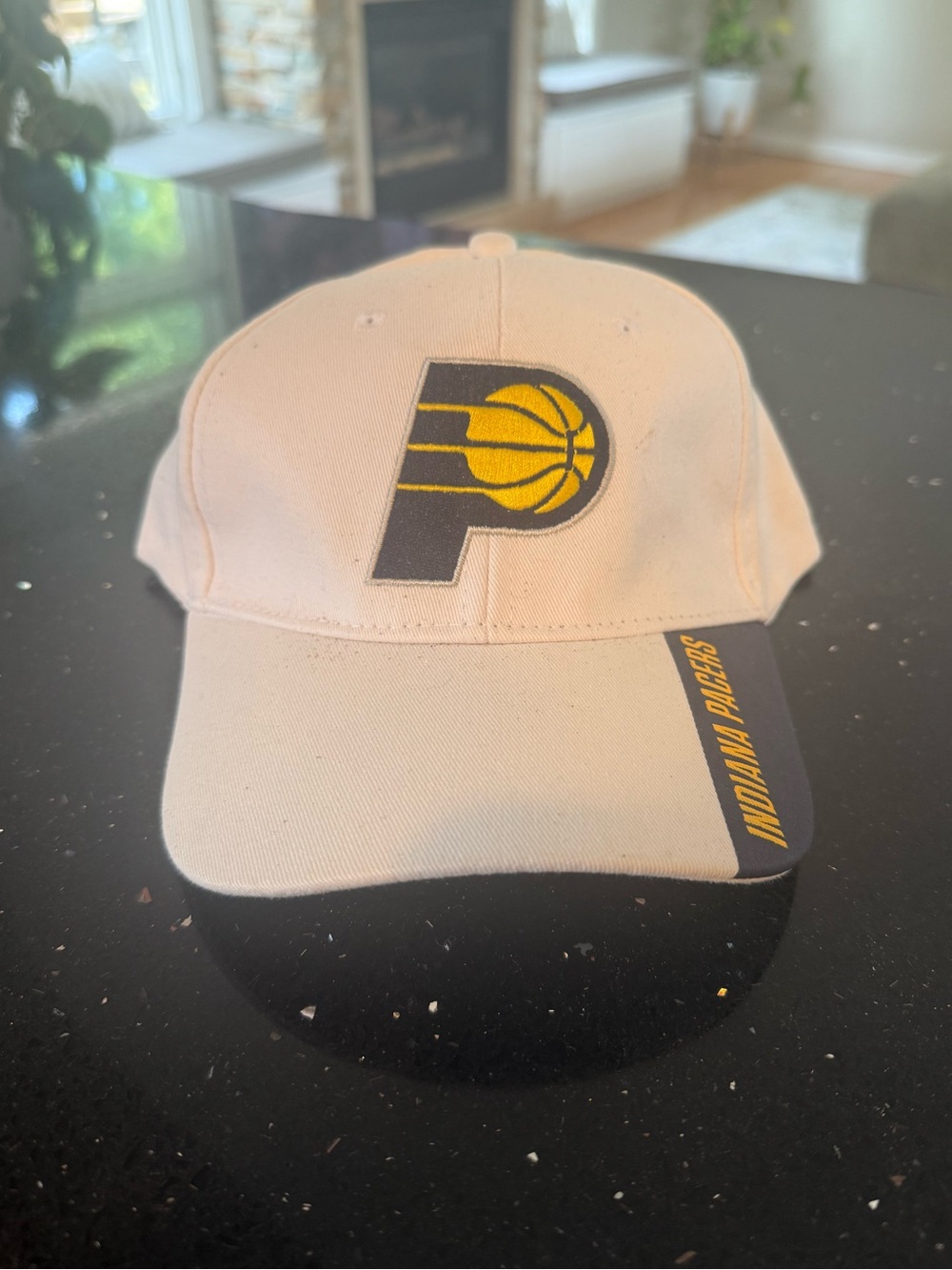 NBA Indianapolis Pacers White Hat with Team Logo